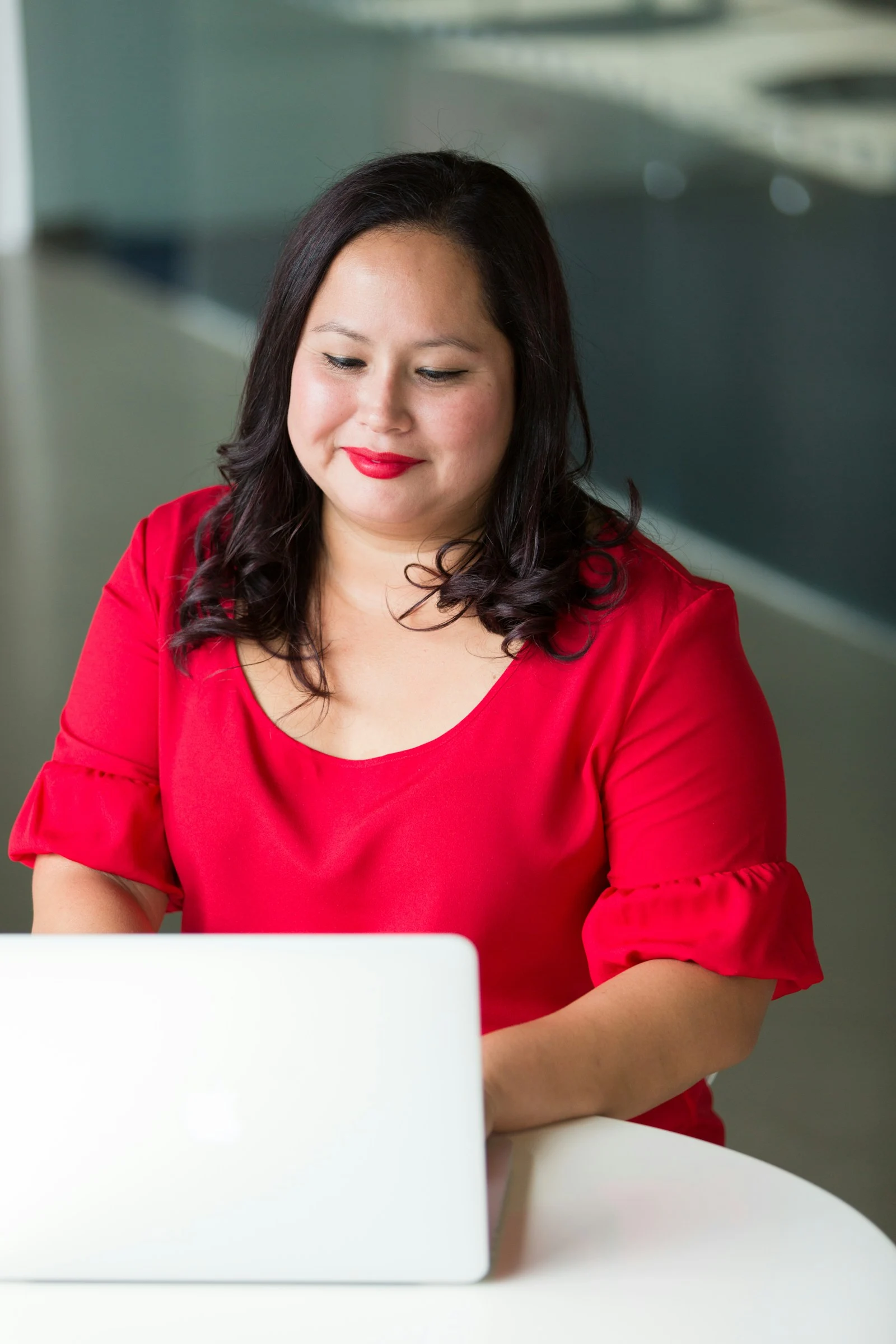 A professional working on a digital experience