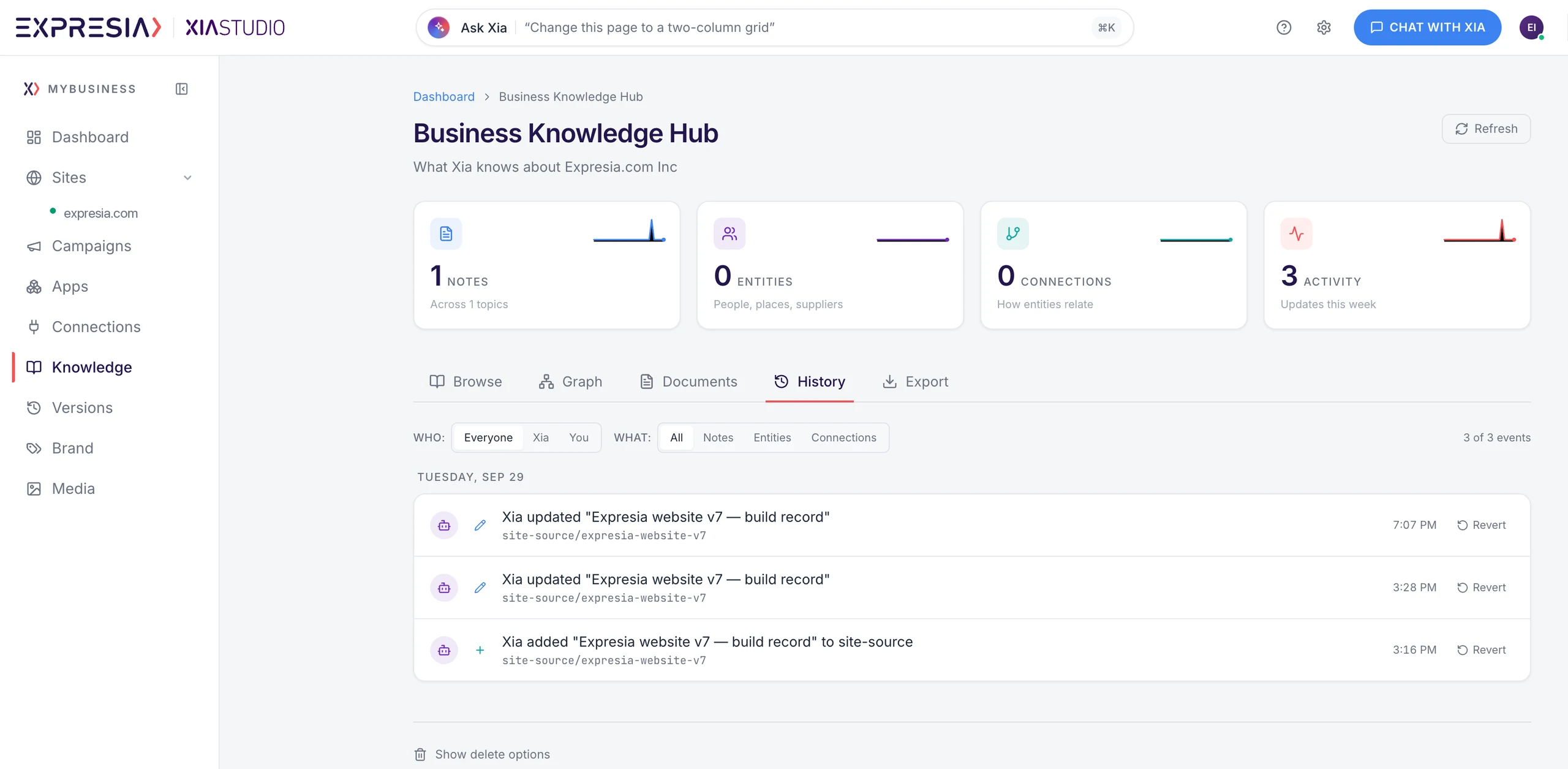 Xia Studio Business Knowledge Hub.